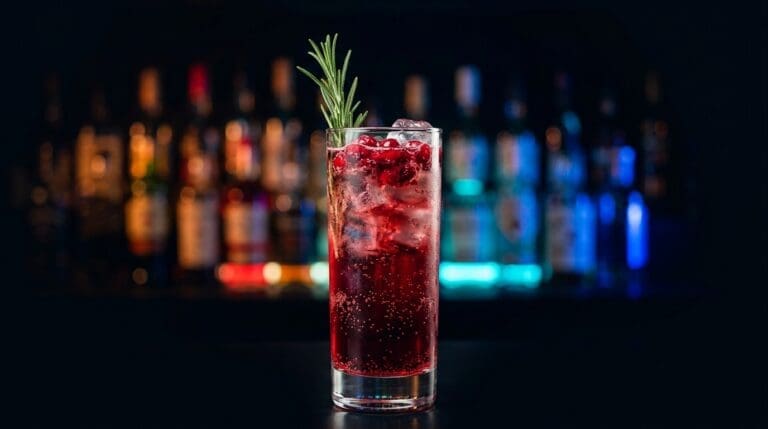 Spiced Cranberry Fizz