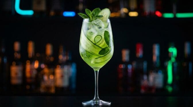 Cucumber Mint Cooler - Drink Lab recipe hero image
