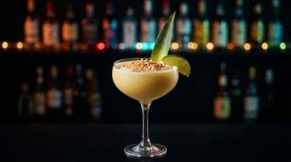 Pineapple And Coconut Mocktail - Drink Lab recipe hero image