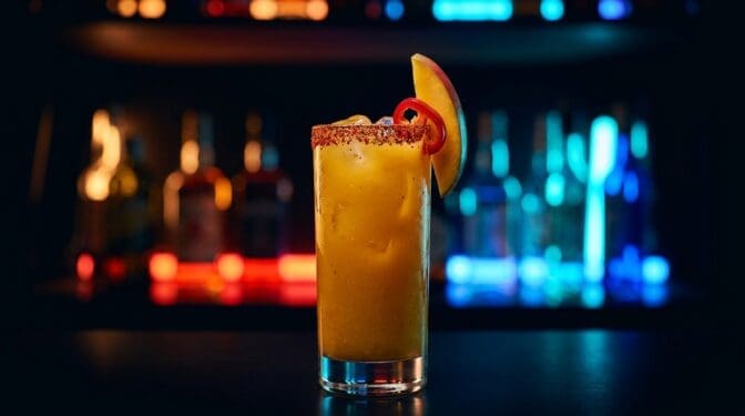 Mango Chili Cooler Mocktail - Drink Lab recipe hero image