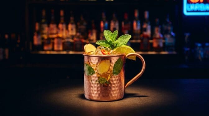 Spicy Ginger Mint Mule Mocktail - Drink Lab recipe hero image
