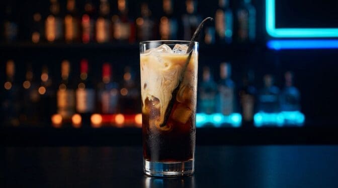 Iced Vanilla Oat Cold Brew Mocktail - Drink Lab recipe hero image