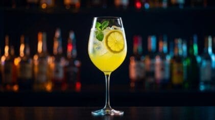 Virgin Limoncello Spritz Mocktail - Drink Lab recipe hero image