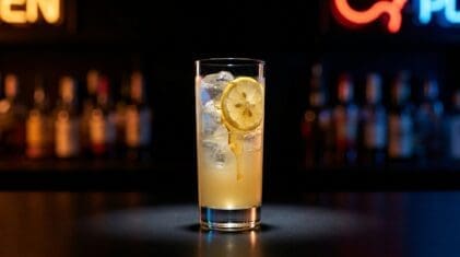 Yuzu Honeyade Mocktail - Drink Lab recipe hero image