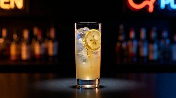 Yuzu Honeyade Mocktail - Drink Lab recipe hero image