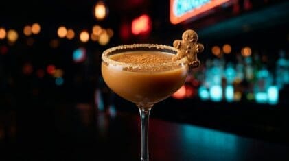 Gingerbread Mocktail - Drink Lab recipe hero image