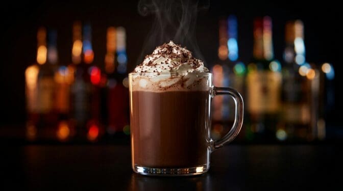 Hot Chocolate Mocktail - Drink Lab recipe hero image