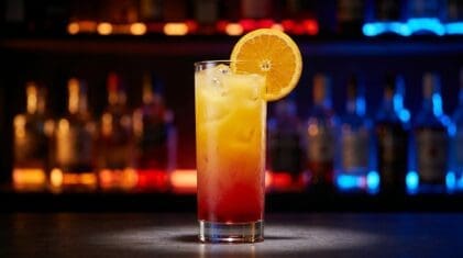 Virgin Sunrise Classic Mocktail - Drink Lab recipe hero image