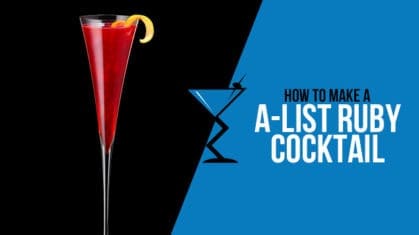 A-List Ruby Cocktail
