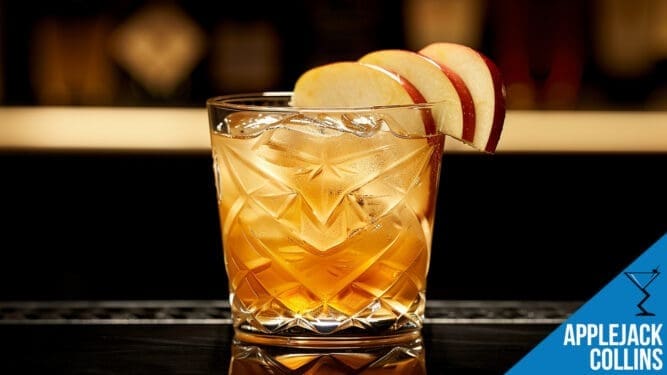 Applejack Collins Cocktail Recipe - Crisp and Refreshing Classic