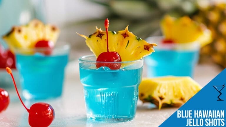 Blue Hawaiian Jello Shots