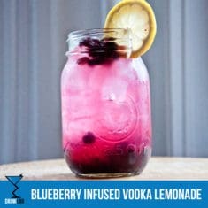Blueberry Infused Vodka Lemonade