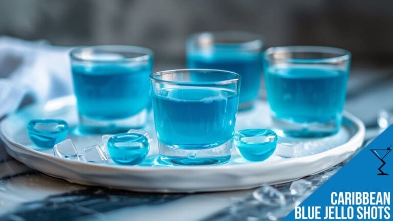 Caribbean Blue Jello Shots