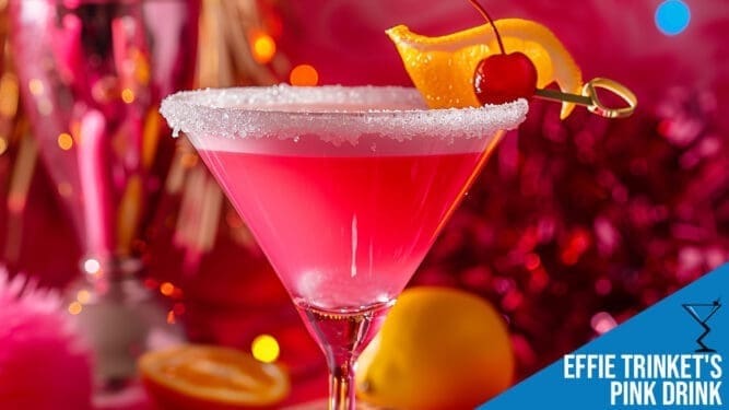 Effie Trinket's Pink Drink Recipe - A Hunger Games Inspired Delight