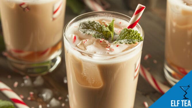 Elf Tea 2 Cocktail Recipe - Refreshing Peppermint and Creamy Iced Tea Fusion