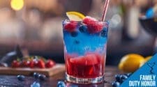 Family Duty Honor Cocktail Recipe - Layered Game of Thrones Drink