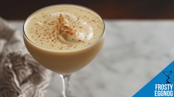 Frosty Eggnog Recipe - Creamy and Chilled Holiday Treat