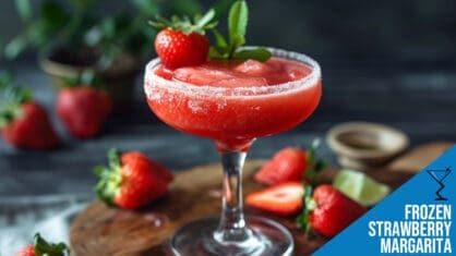 Frozen Strawberry Margarita Recipe - Refreshing Berry Delight