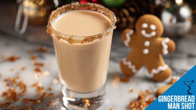 Gingerbread Man Shot Recipe - A Sweet, Spiced Holiday Treat