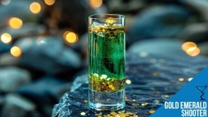 Gold Emerald Shooter Recipe - A Luminous and Spicy Shot