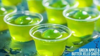 Green Apple and Butter Jello Shots Recipe - A Fun, Fruity, and Buttery Treat