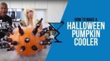 Halloween Pumpkin Cooler
