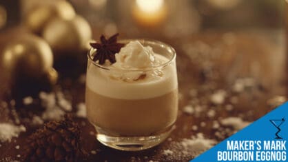 Maker's Mark Bourbon Eggnog Recipe - Luxurious Holiday Punch