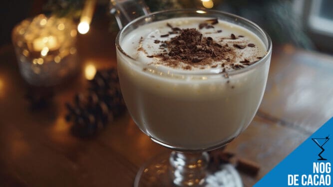 Nog De Cacao Cocktail Recipe - Creamy Chocolate Bliss