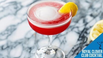 Royal Clover Club Cocktail Recipe - Classic Pink Delight