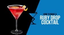 Ruby Drop Cocktail