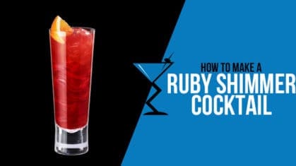 Ruby Shimmer Cocktail