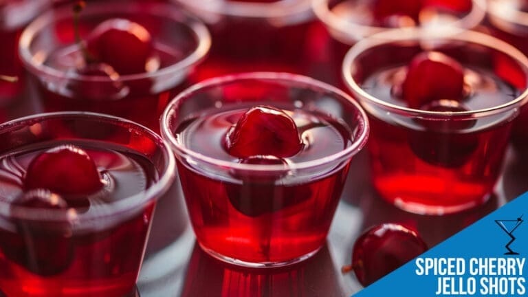 Spiced Cherry Jello Shots