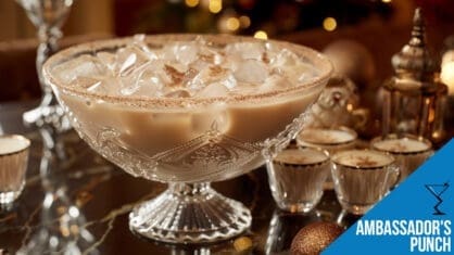 Ambassador's Punch Recipe - Festive Eggnog Cocktail