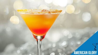 American Glory Cocktail Recipe - Sparkling Citrus Delight