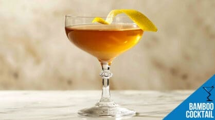 Bamboo Cocktail Recipe - Classic Sherry Delight