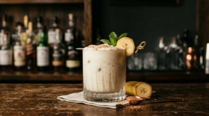 Banana Smoothie cocktail