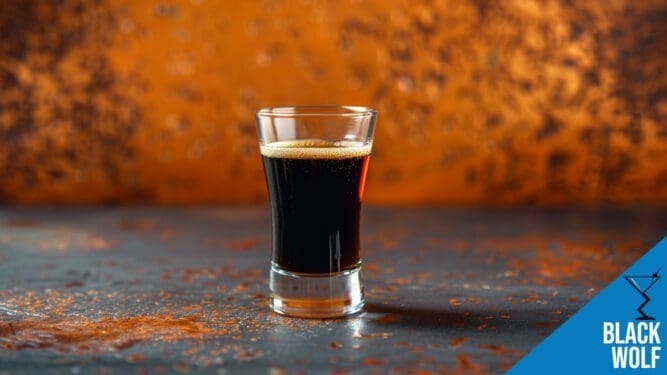 Black Wolf Shot Recipe - Bold Sambuca and Herbal Liqueur Mix