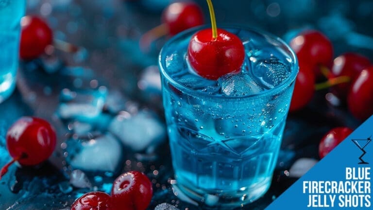 Blue Firecracker Jelly Shots