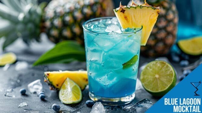Refreshing Blue Lagoon Mocktail Recipe - Tropical Delight for All Ages