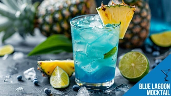 Refreshing Blue Lagoon Mocktail Recipe - Tropical Delight for All Ages