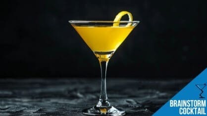 Brainstorm Cocktail Recipe - Bold and Sophisticated