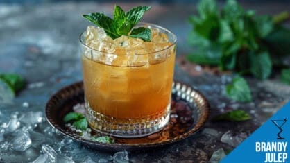Brandy Julep Cocktail Recipe - Refreshing Minty Delight
