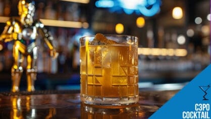 C3PO Cocktail: A Honeyed Bourbon Mix Inspired by Star Wars