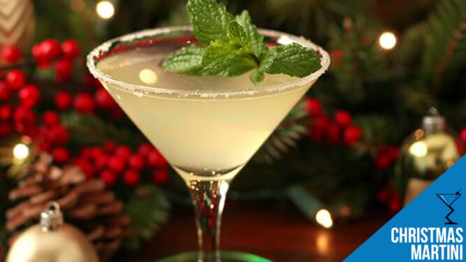 Christmas Martini Cocktail Recipe - Festive, Crisp, and Minty