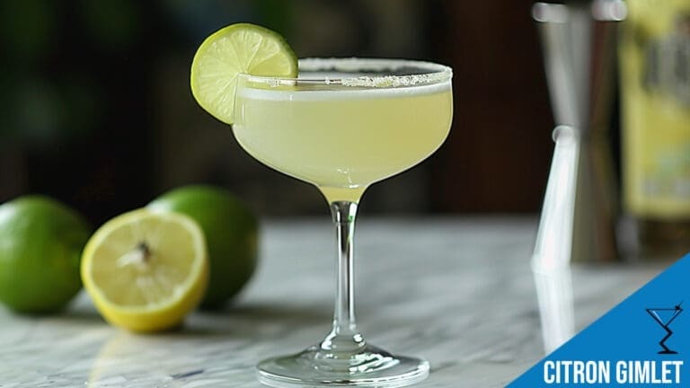 Citron Gimlet Cocktail
