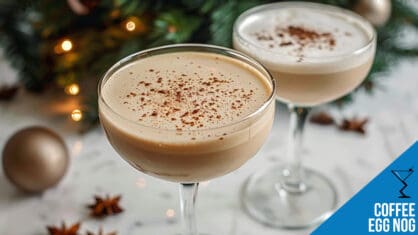 Coffee Egg Nog Cocktail Recipe - A Festive and Creamy Holiday Delight