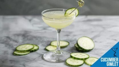 Cucumber Gimlet Cocktail Recipe – Refreshing, Light, and Herbaceous