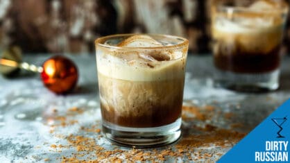 Dirty Russian Cocktail Recipe - Creamy Coffee Eggnog Blend