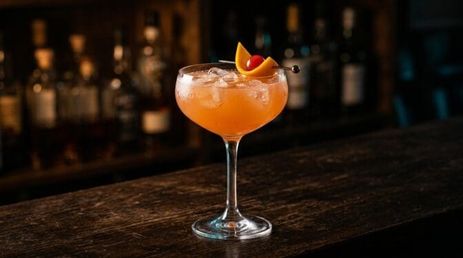 An Irish Kiss cocktail