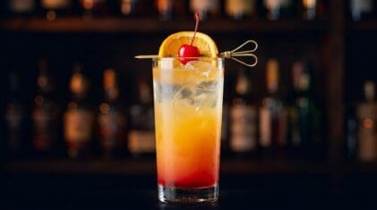 Bailey`s and Amaretto cocktail
